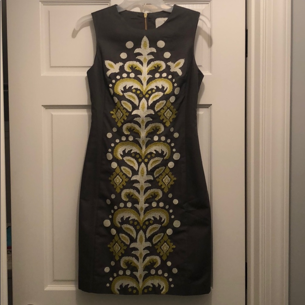 NWT Anthropologie Embroidered Shift Dress